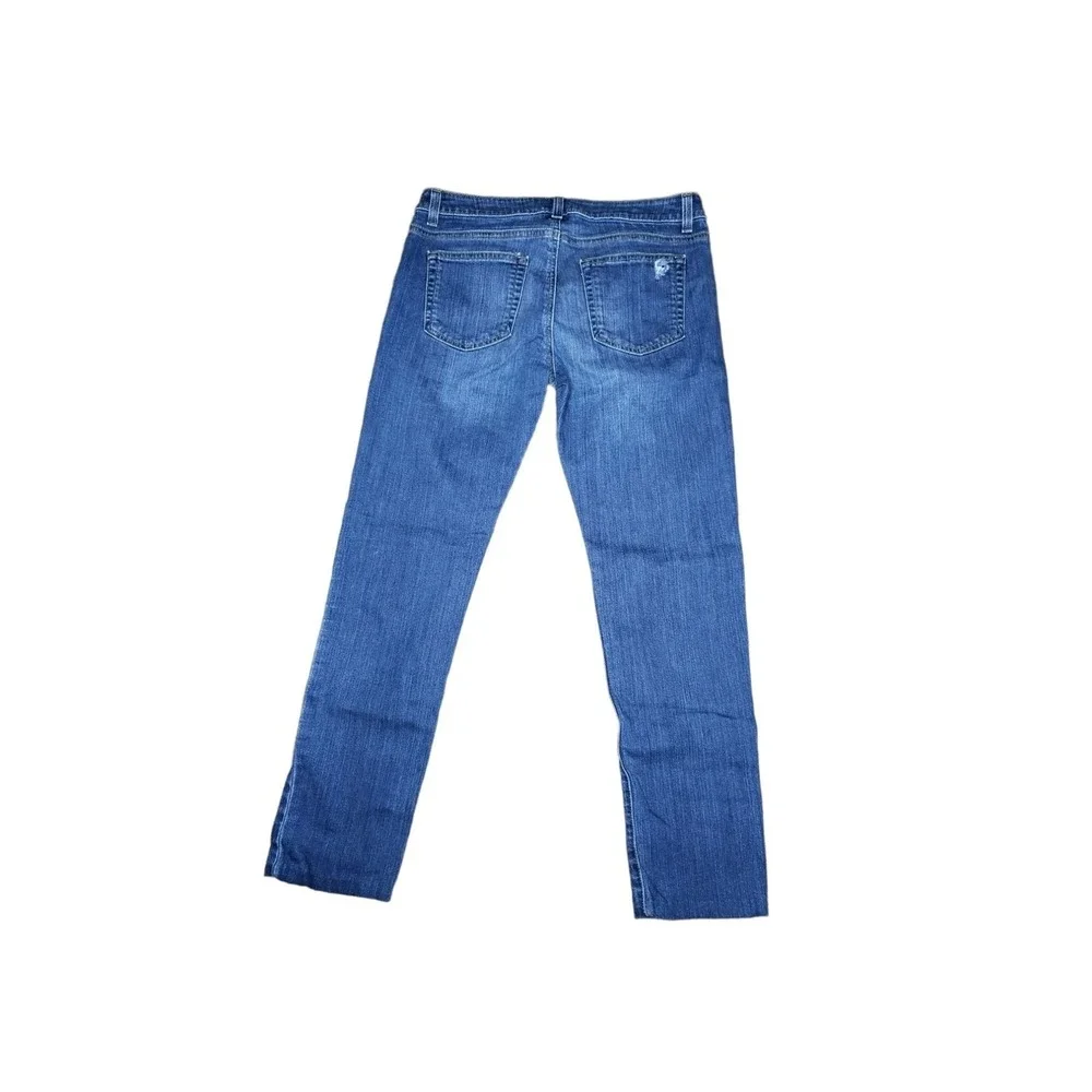 Michael Kors Jeans Women Sz 4 Straight‎ Leg Mid Rise Blue Denim Everyday Pants